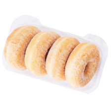 Gesuikerde donuts